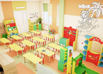 Дизайн интерьера Дизайн детского сада в Туле